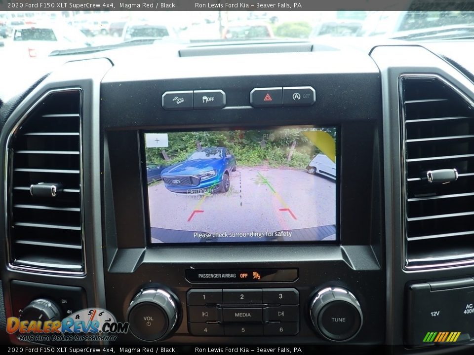 2020 Ford F150 XLT SuperCrew 4x4 Magma Red / Black Photo #17
