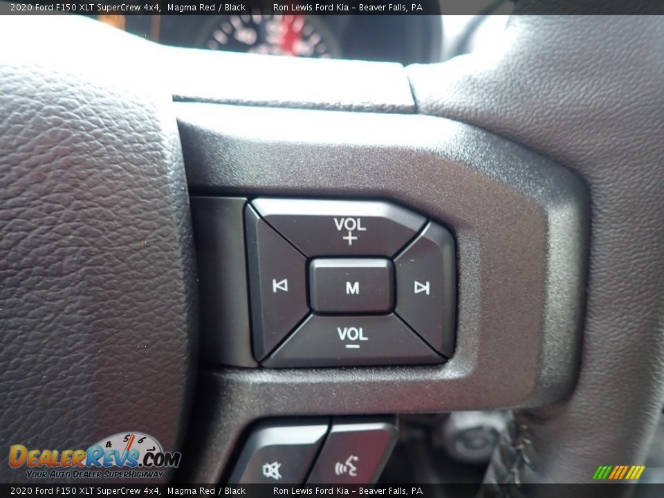 2020 Ford F150 XLT SuperCrew 4x4 Magma Red / Black Photo #18