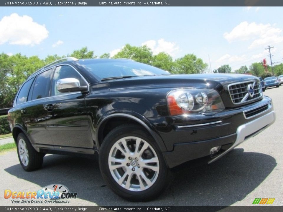 2014 Volvo XC90 3.2 AWD Black Stone / Beige Photo #1