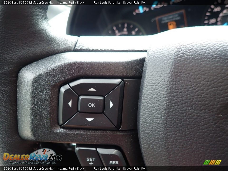 2020 Ford F150 XLT SuperCrew 4x4 Magma Red / Black Photo #19
