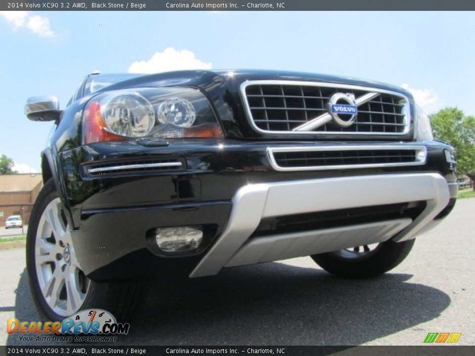 2014 Volvo XC90 3.2 AWD Black Stone / Beige Photo #2