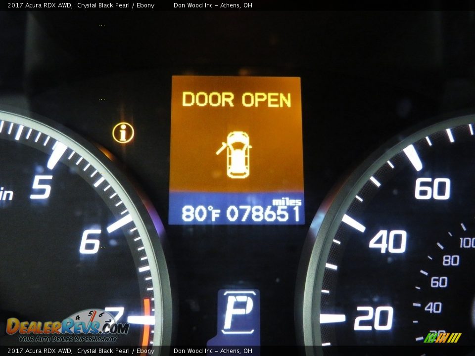 2017 Acura RDX AWD Crystal Black Pearl / Ebony Photo #30
