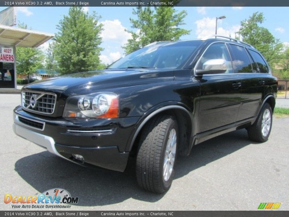 2014 Volvo XC90 3.2 AWD Black Stone / Beige Photo #6