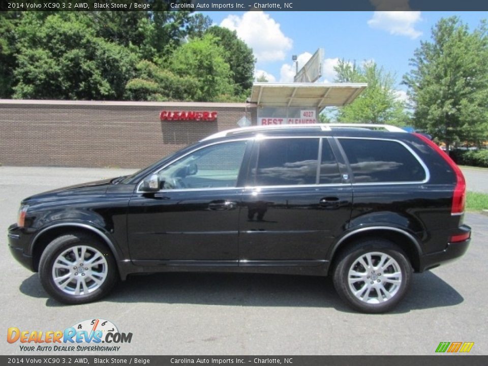 2014 Volvo XC90 3.2 AWD Black Stone / Beige Photo #7