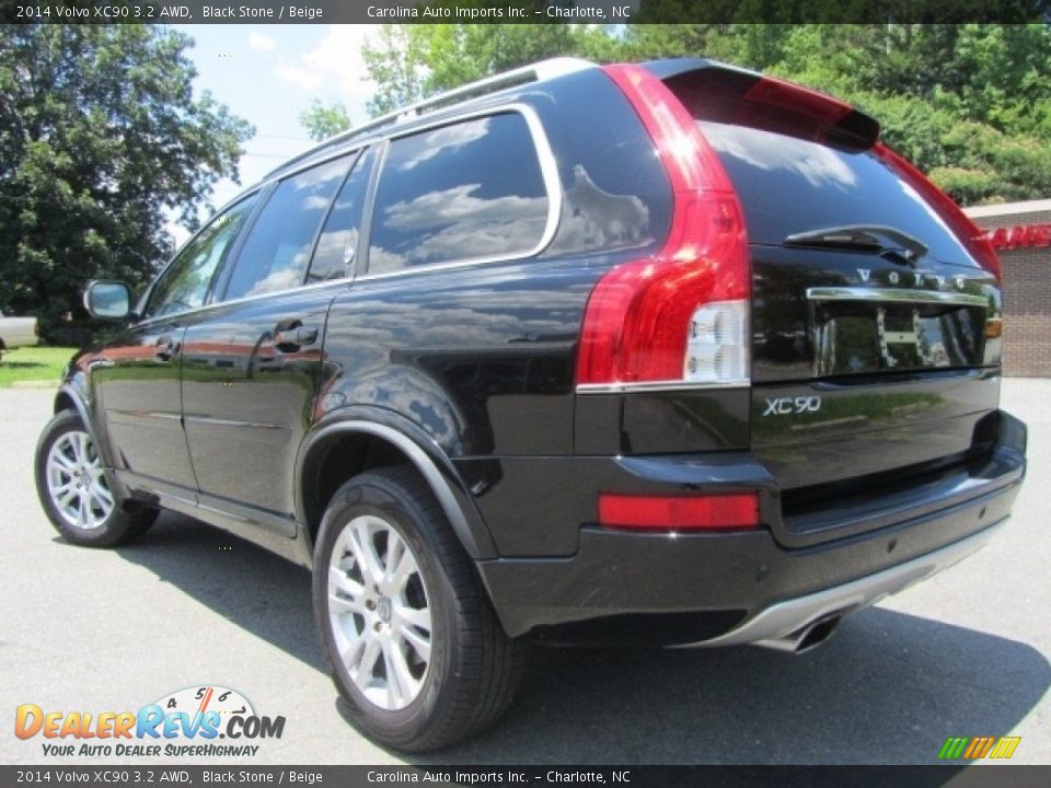 2014 Volvo XC90 3.2 AWD Black Stone / Beige Photo #8