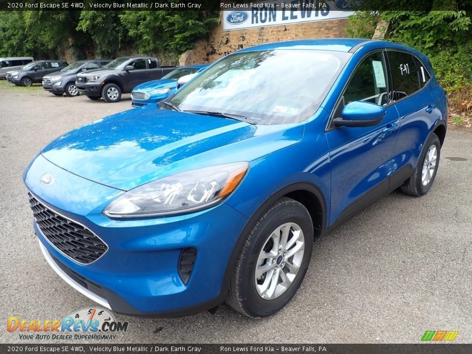 2020 Ford Escape SE 4WD Velocity Blue Metallic / Dark Earth Gray Photo #5
