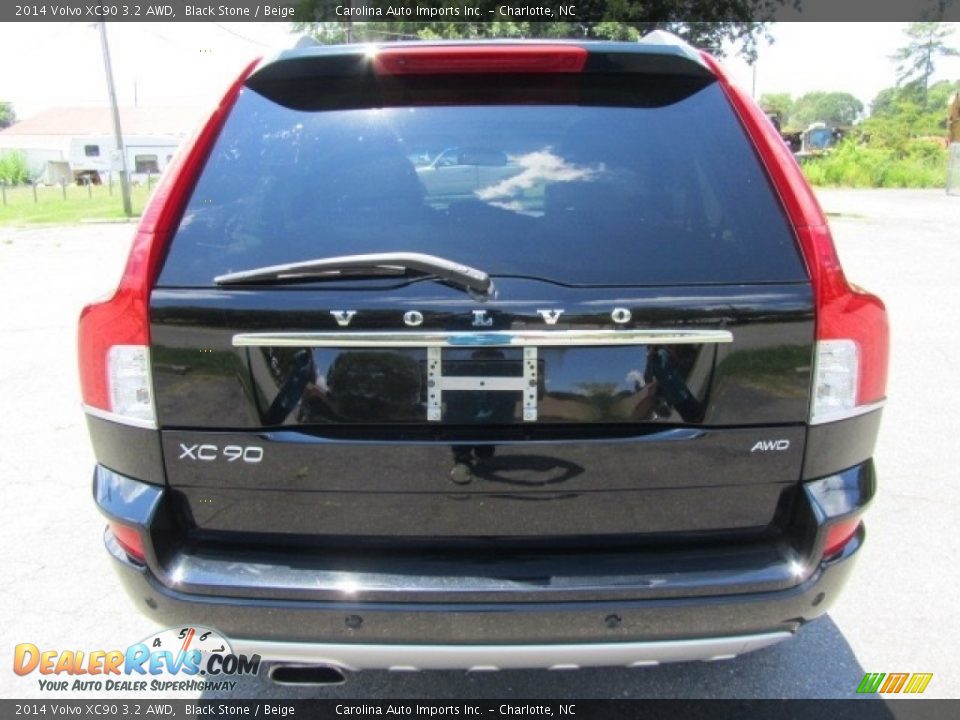 2014 Volvo XC90 3.2 AWD Black Stone / Beige Photo #9