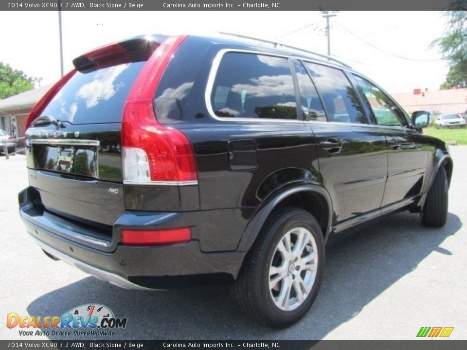 2014 Volvo XC90 3.2 AWD Black Stone / Beige Photo #10