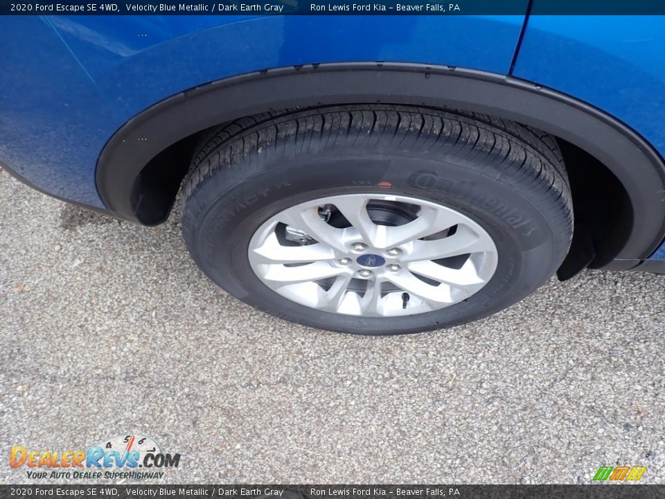 2020 Ford Escape SE 4WD Velocity Blue Metallic / Dark Earth Gray Photo #9