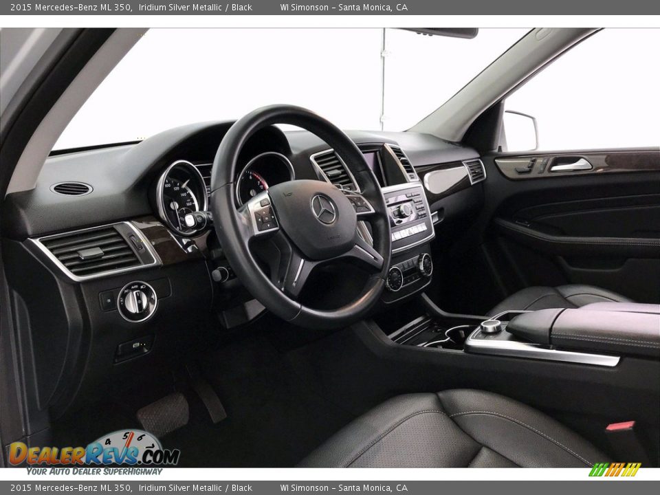 2015 Mercedes-Benz ML 350 Iridium Silver Metallic / Black Photo #22