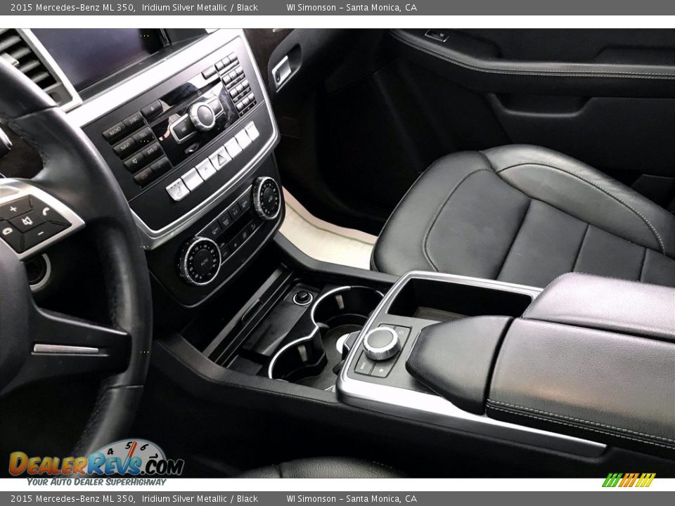 2015 Mercedes-Benz ML 350 Iridium Silver Metallic / Black Photo #23