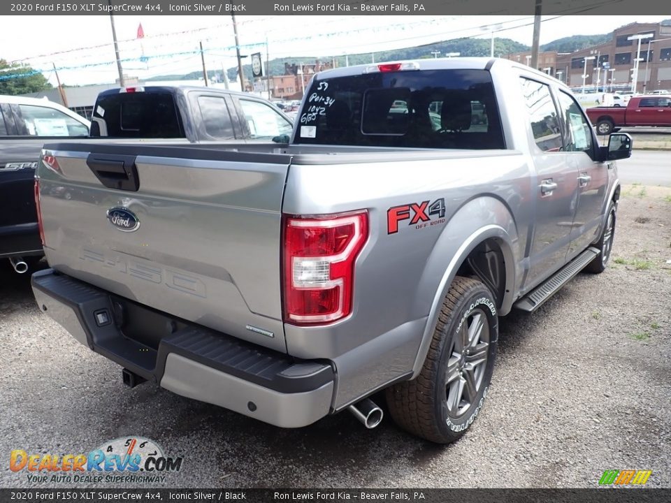 2020 Ford F150 XLT SuperCrew 4x4 Iconic Silver / Black Photo #5