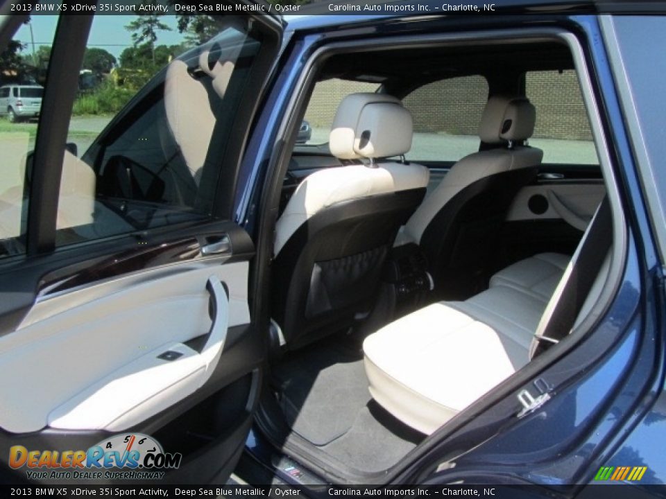 2013 BMW X5 xDrive 35i Sport Activity Deep Sea Blue Metallic / Oyster Photo #19