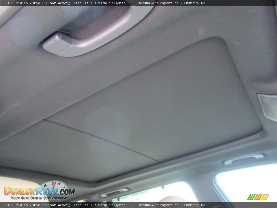 2013 BMW X5 xDrive 35i Sport Activity Deep Sea Blue Metallic / Oyster Photo #24