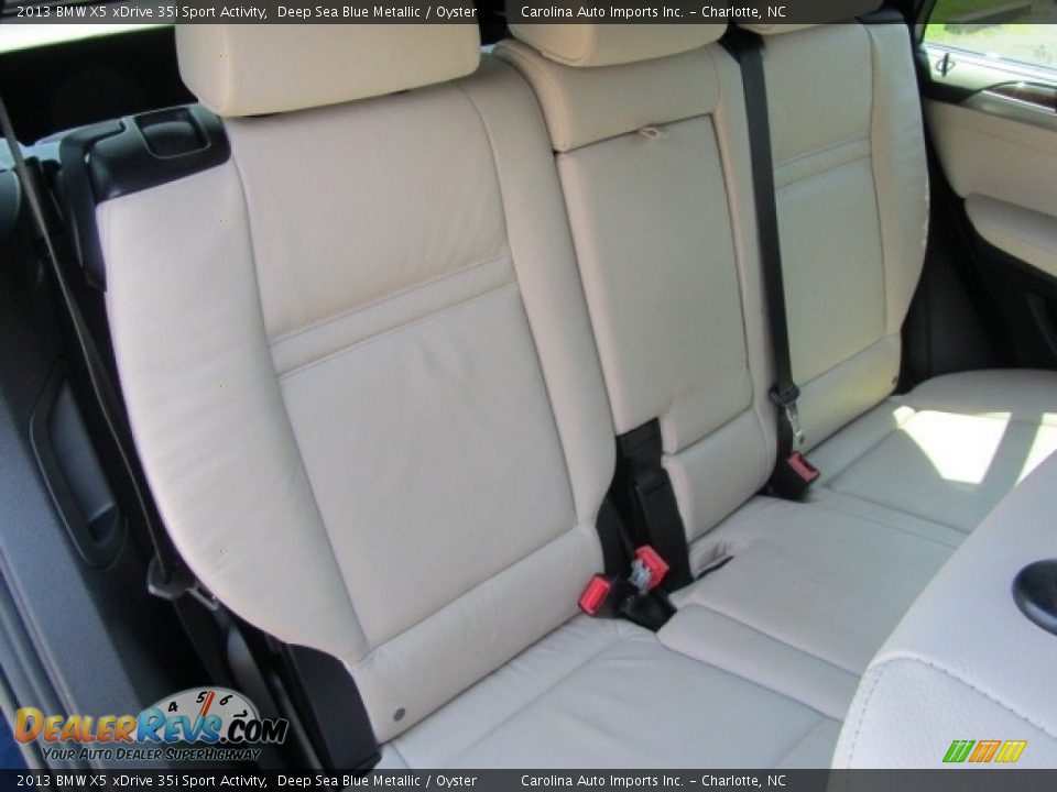 2013 BMW X5 xDrive 35i Sport Activity Deep Sea Blue Metallic / Oyster Photo #25