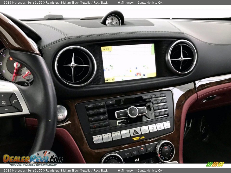 2013 Mercedes-Benz SL 550 Roadster Iridium Silver Metallic / Red/Black Photo #5
