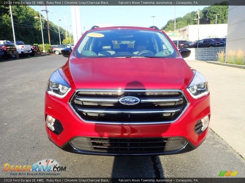 2019 Ford Escape SE 4WD Ruby Red / Chromite Gray/Charcoal Black Photo #8