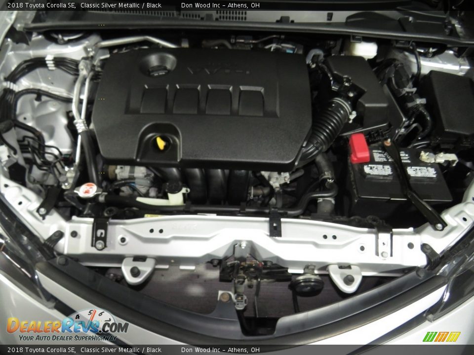 2018 Toyota Corolla SE Classic Silver Metallic / Black Photo #6