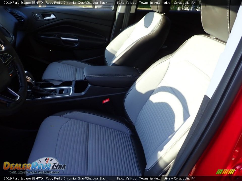 2019 Ford Escape SE 4WD Ruby Red / Chromite Gray/Charcoal Black Photo #15