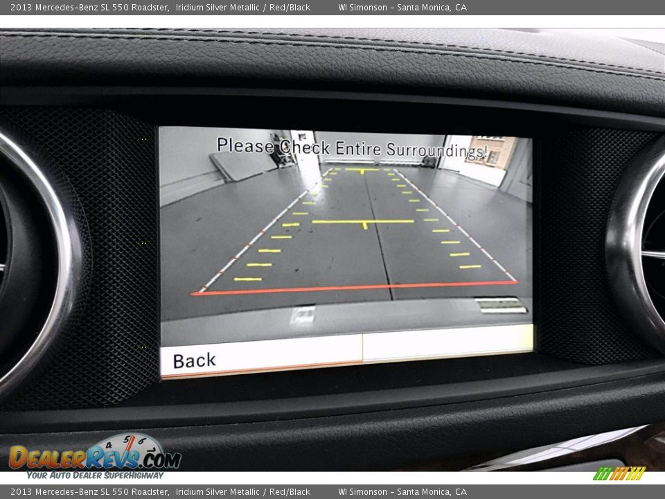 2013 Mercedes-Benz SL 550 Roadster Iridium Silver Metallic / Red/Black Photo #19