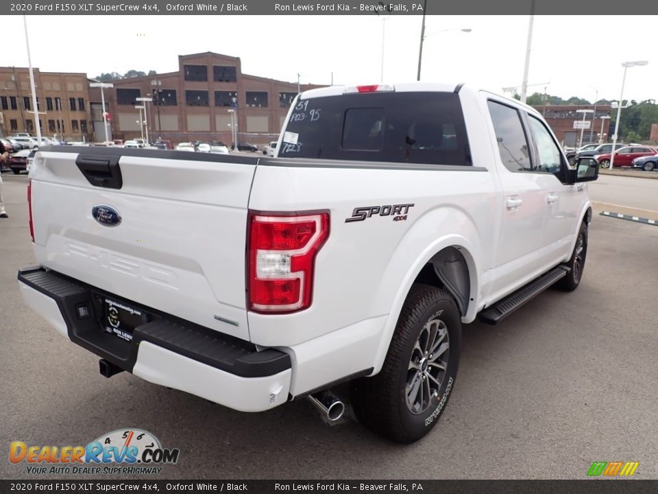 2020 Ford F150 XLT SuperCrew 4x4 Oxford White / Black Photo #4