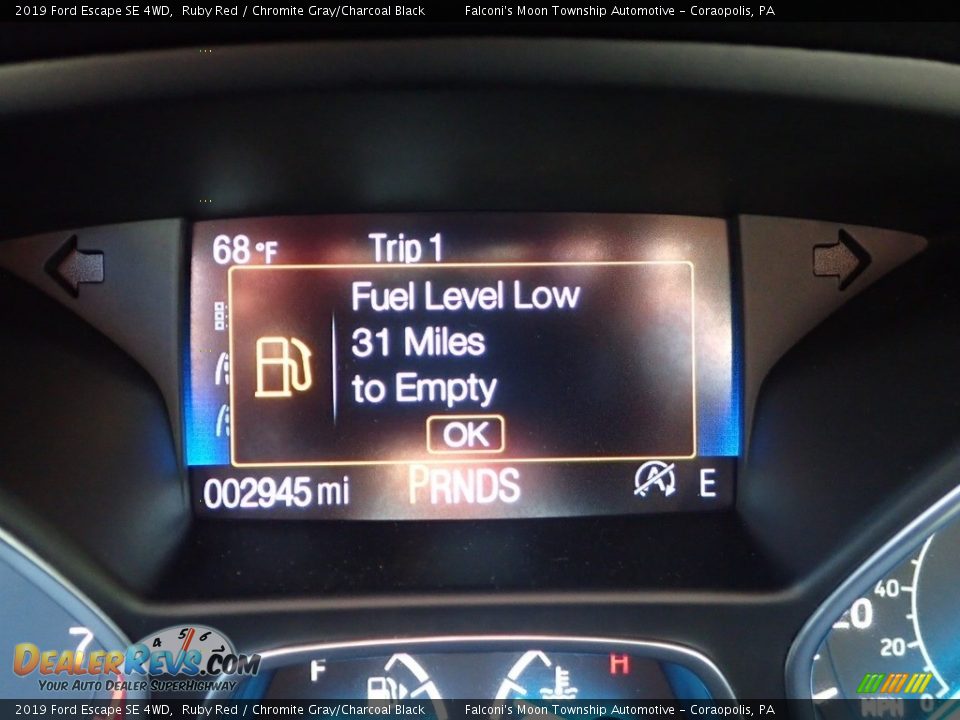 2019 Ford Escape SE 4WD Ruby Red / Chromite Gray/Charcoal Black Photo #24