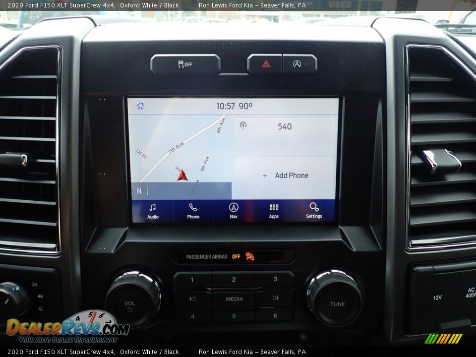 2020 Ford F150 XLT SuperCrew 4x4 Oxford White / Black Photo #10