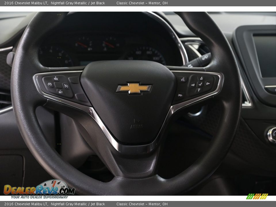 2016 Chevrolet Malibu LT Nightfall Gray Metallic / Jet Black Photo #7