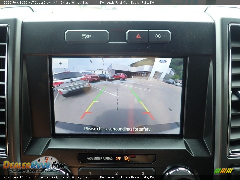 2020 Ford F150 XLT SuperCrew 4x4 Oxford White / Black Photo #12