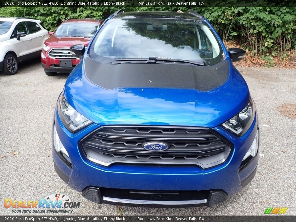 2020 Ford EcoSport SES 4WD Lightning Blue Metallic / Ebony Black Photo #4