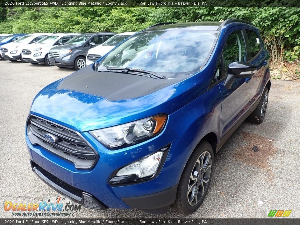 2020 Ford EcoSport SES 4WD Lightning Blue Metallic / Ebony Black Photo #5
