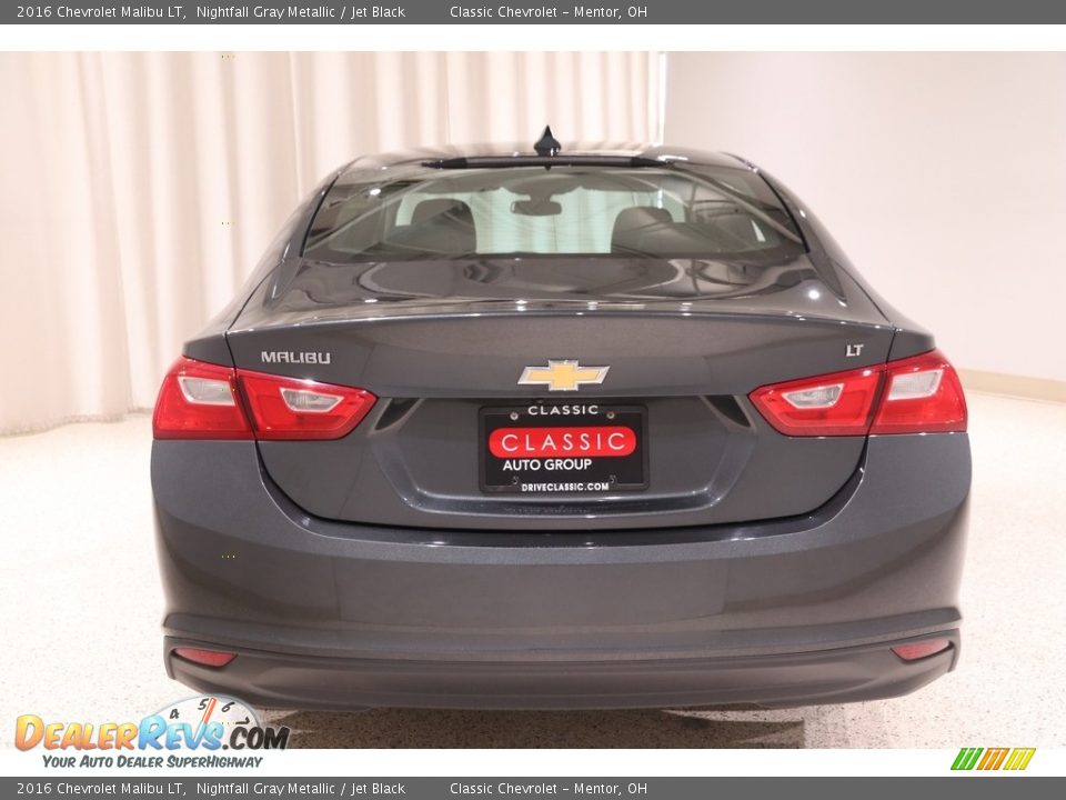 2016 Chevrolet Malibu LT Nightfall Gray Metallic / Jet Black Photo #17