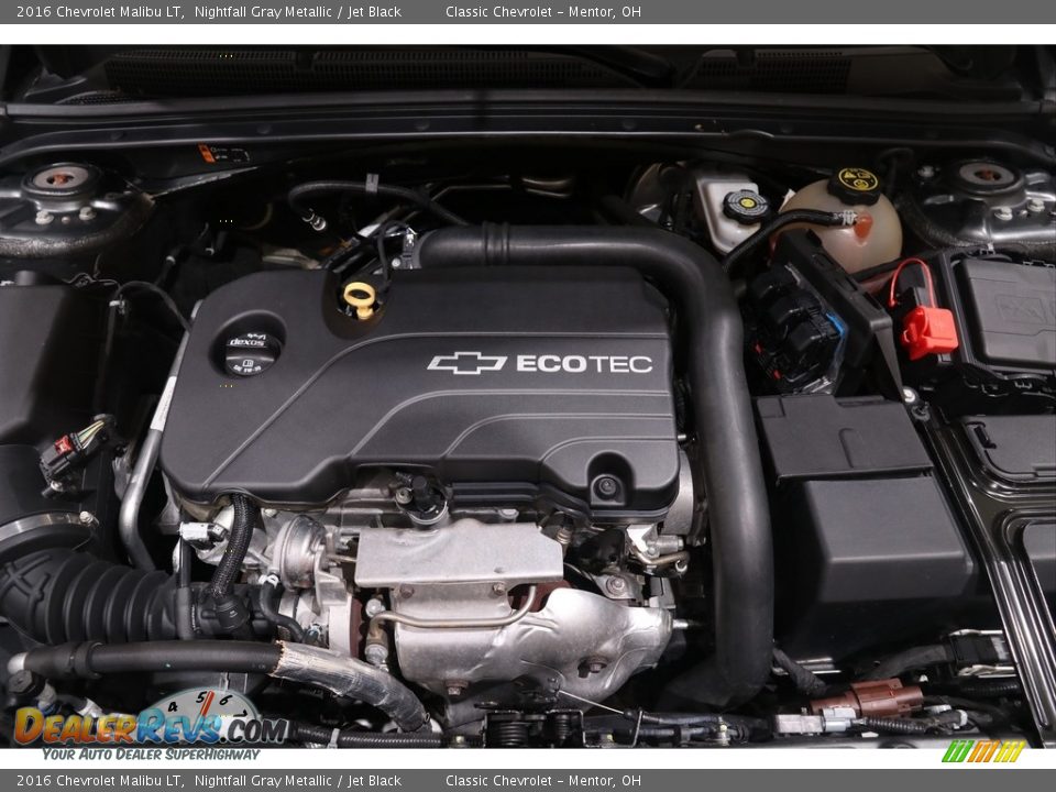 2016 Chevrolet Malibu LT Nightfall Gray Metallic / Jet Black Photo #18
