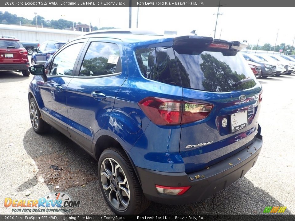 2020 Ford EcoSport SES 4WD Lightning Blue Metallic / Ebony Black Photo #7