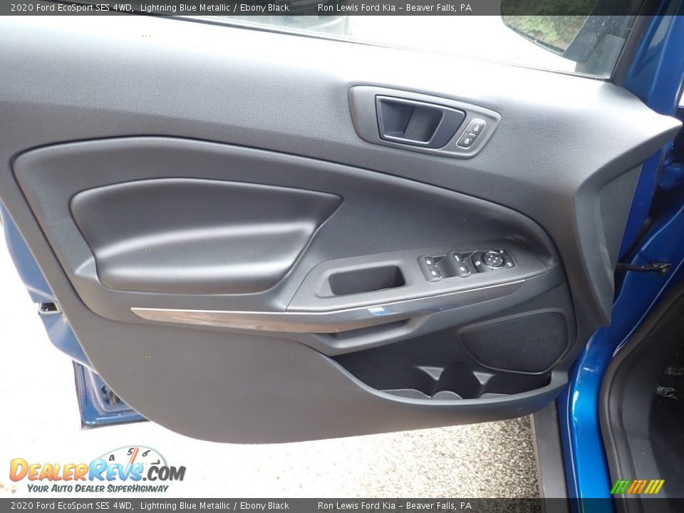2020 Ford EcoSport SES 4WD Lightning Blue Metallic / Ebony Black Photo #15