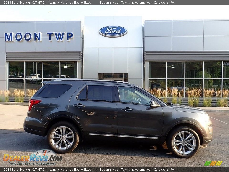 2018 Ford Explorer XLT 4WD Magnetic Metallic / Ebony Black Photo #1