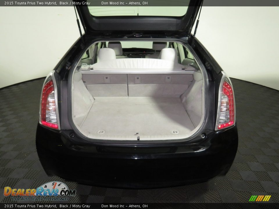 2015 Toyota Prius Two Hybrid Black / Misty Gray Photo #12