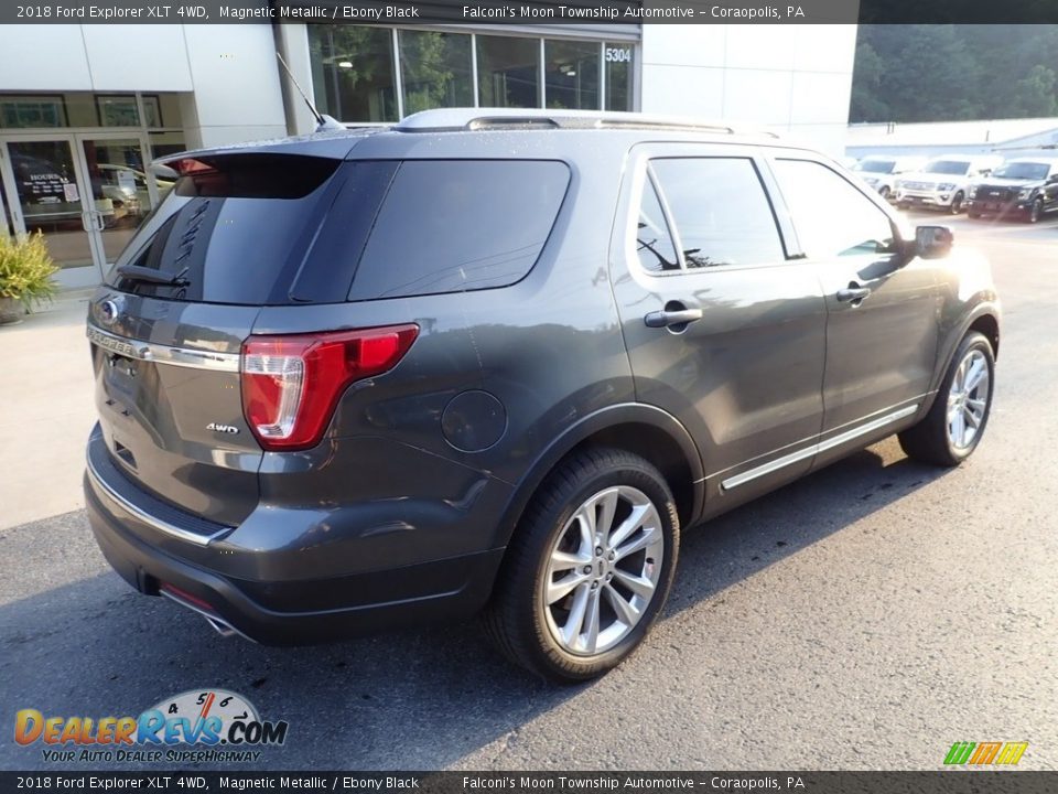 2018 Ford Explorer XLT 4WD Magnetic Metallic / Ebony Black Photo #2