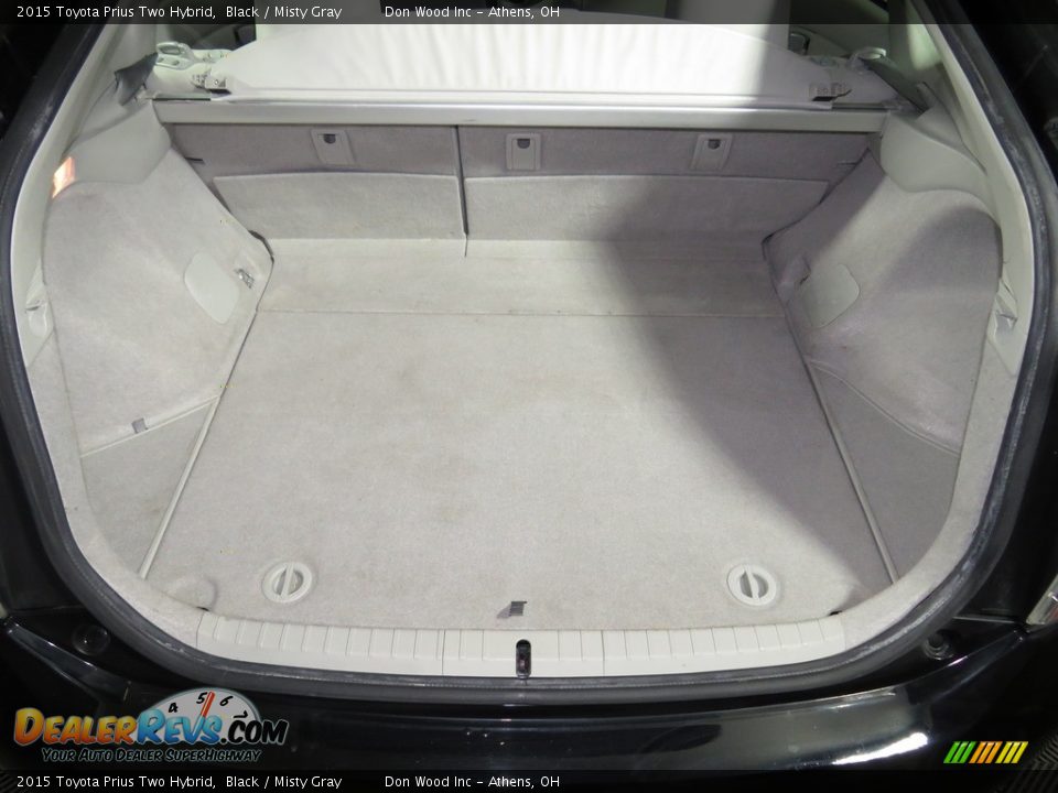 2015 Toyota Prius Two Hybrid Black / Misty Gray Photo #13