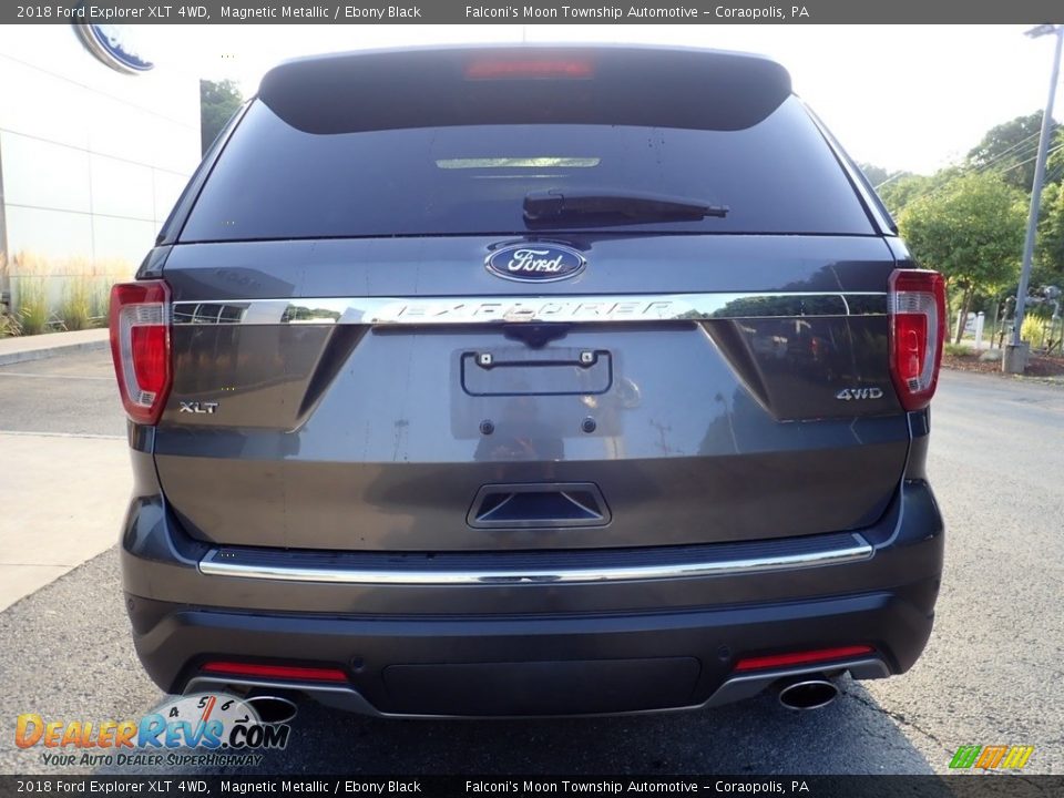 2018 Ford Explorer XLT 4WD Magnetic Metallic / Ebony Black Photo #3