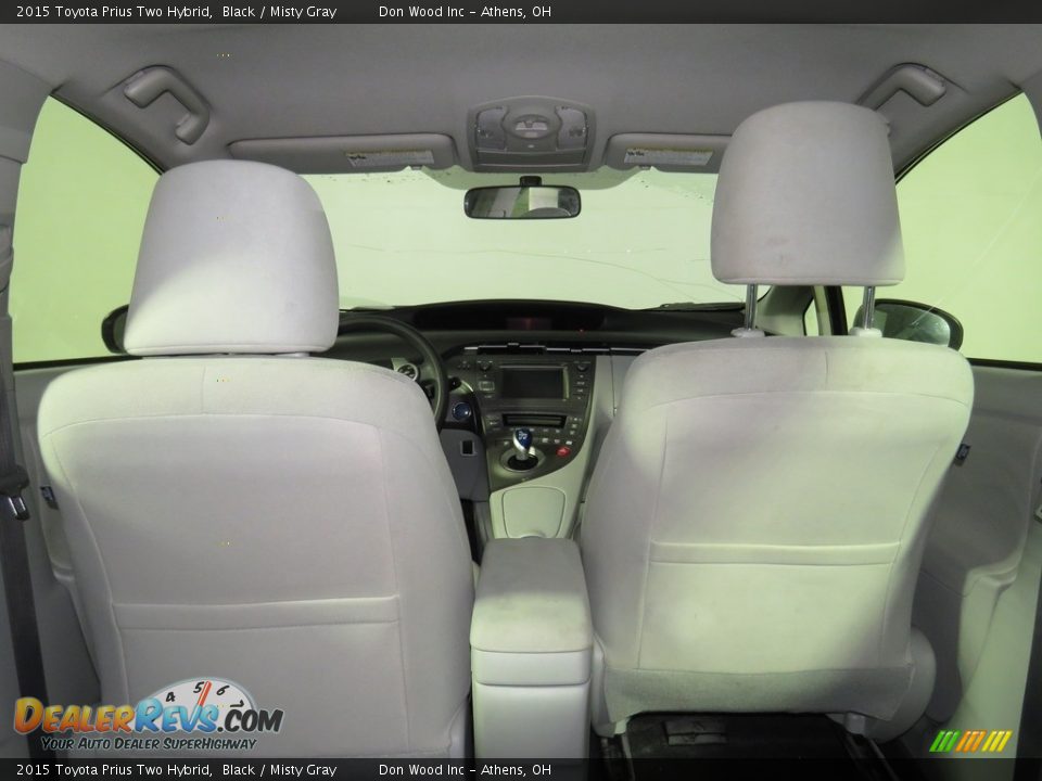 2015 Toyota Prius Two Hybrid Black / Misty Gray Photo #14