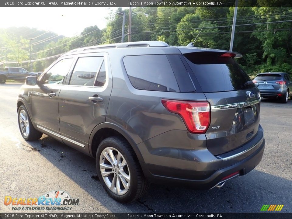2018 Ford Explorer XLT 4WD Magnetic Metallic / Ebony Black Photo #5