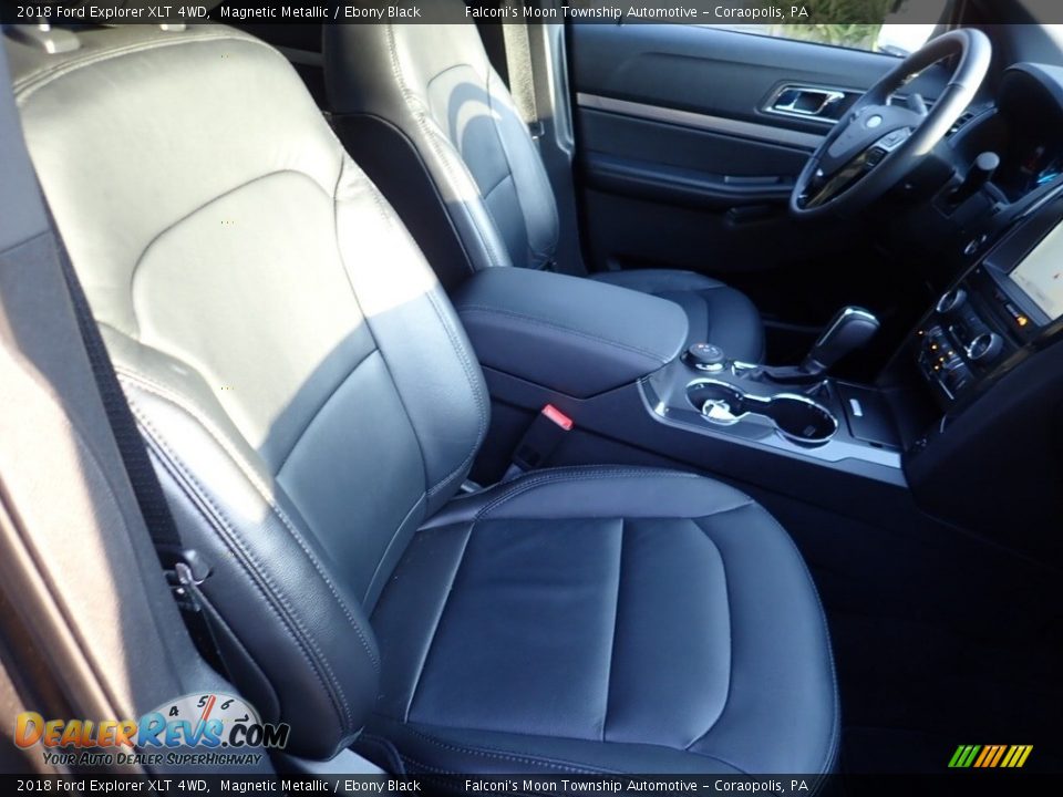 2018 Ford Explorer XLT 4WD Magnetic Metallic / Ebony Black Photo #11