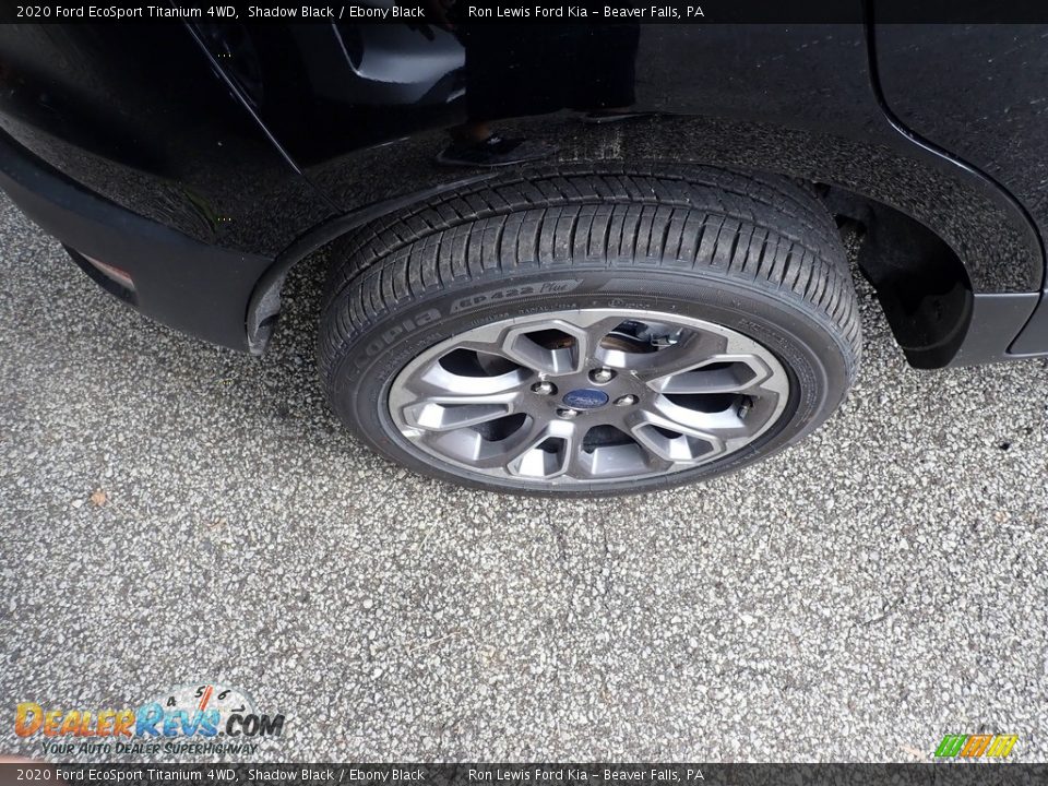 2020 Ford EcoSport Titanium 4WD Shadow Black / Ebony Black Photo #9