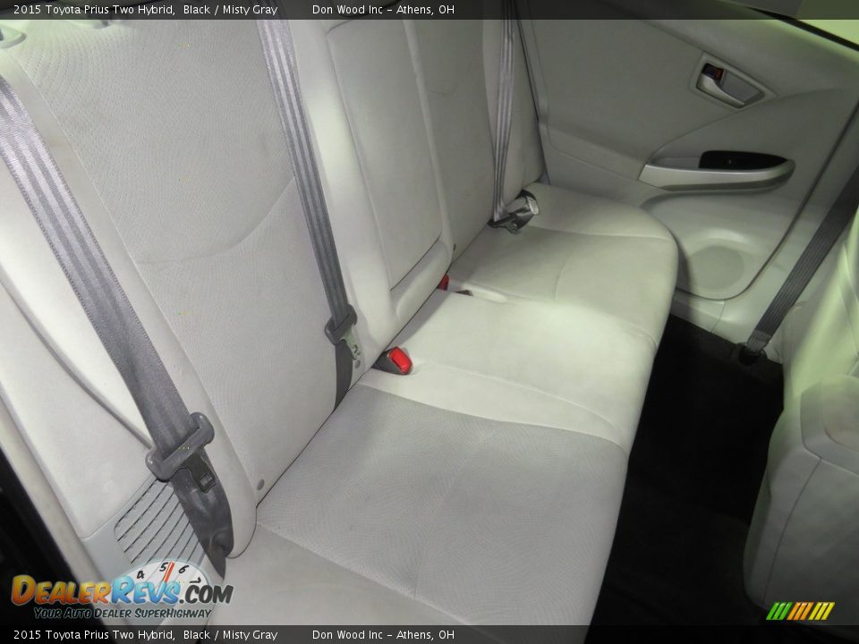 2015 Toyota Prius Two Hybrid Black / Misty Gray Photo #24