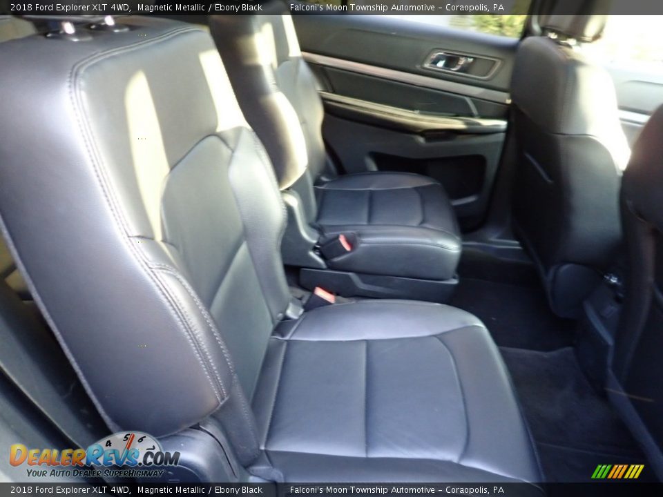 2018 Ford Explorer XLT 4WD Magnetic Metallic / Ebony Black Photo #14