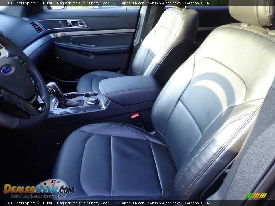 2018 Ford Explorer XLT 4WD Magnetic Metallic / Ebony Black Photo #16