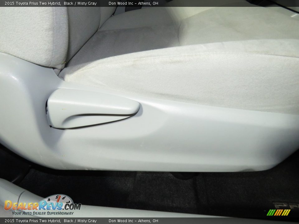 2015 Toyota Prius Two Hybrid Black / Misty Gray Photo #26
