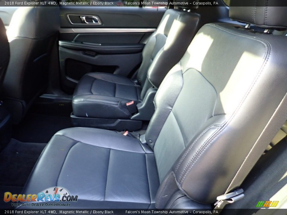 2018 Ford Explorer XLT 4WD Magnetic Metallic / Ebony Black Photo #17