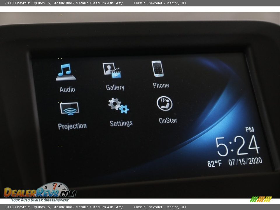 2018 Chevrolet Equinox LS Mosaic Black Metallic / Medium Ash Gray Photo #12